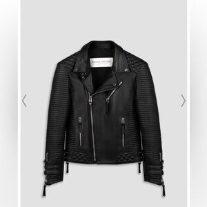 Boys BODA SKINS black leather moto jackets